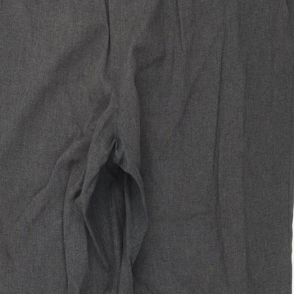 Papaya Womens Grey Trousers Size 18 L27 in