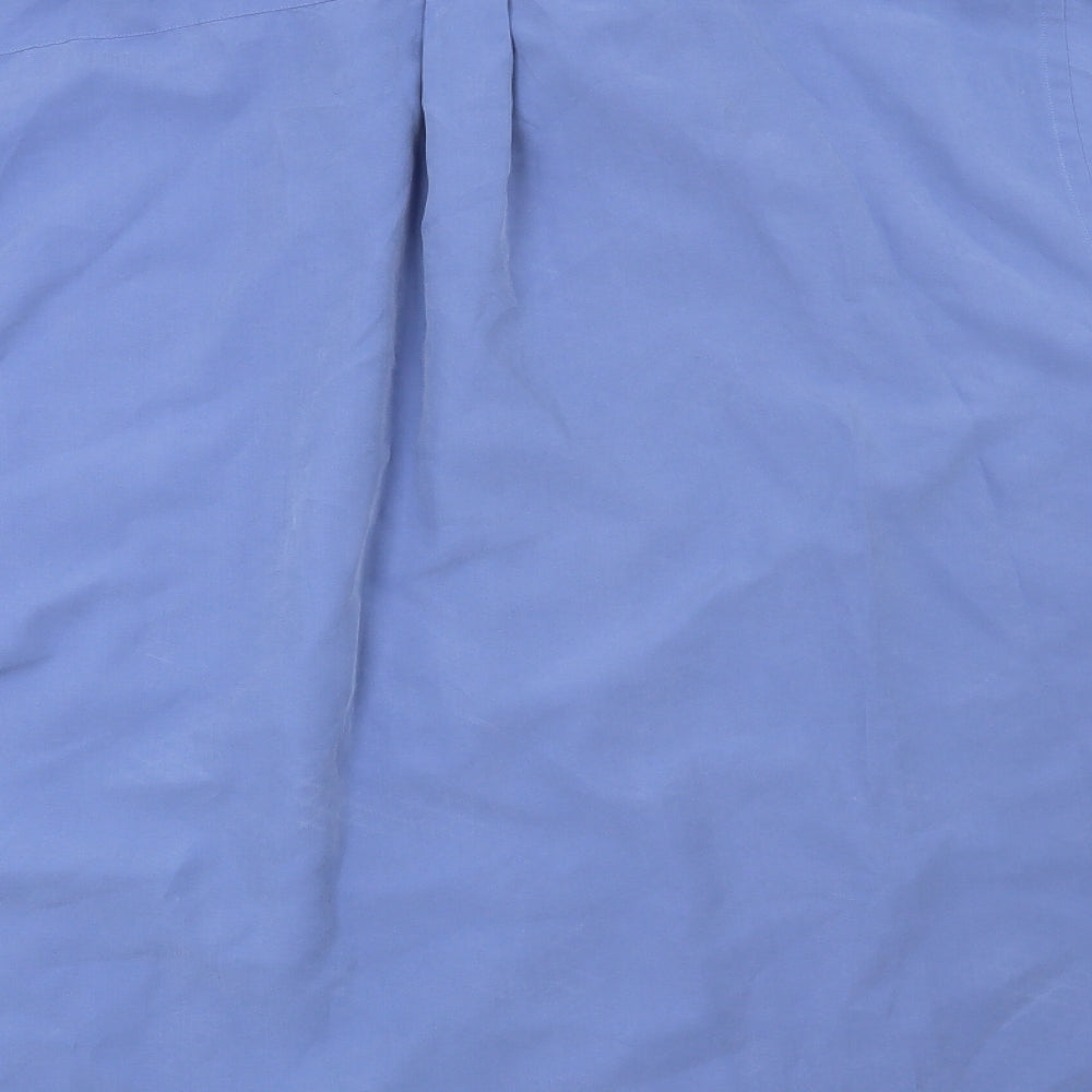 Pod Mens Blue Dress Shirt Size L