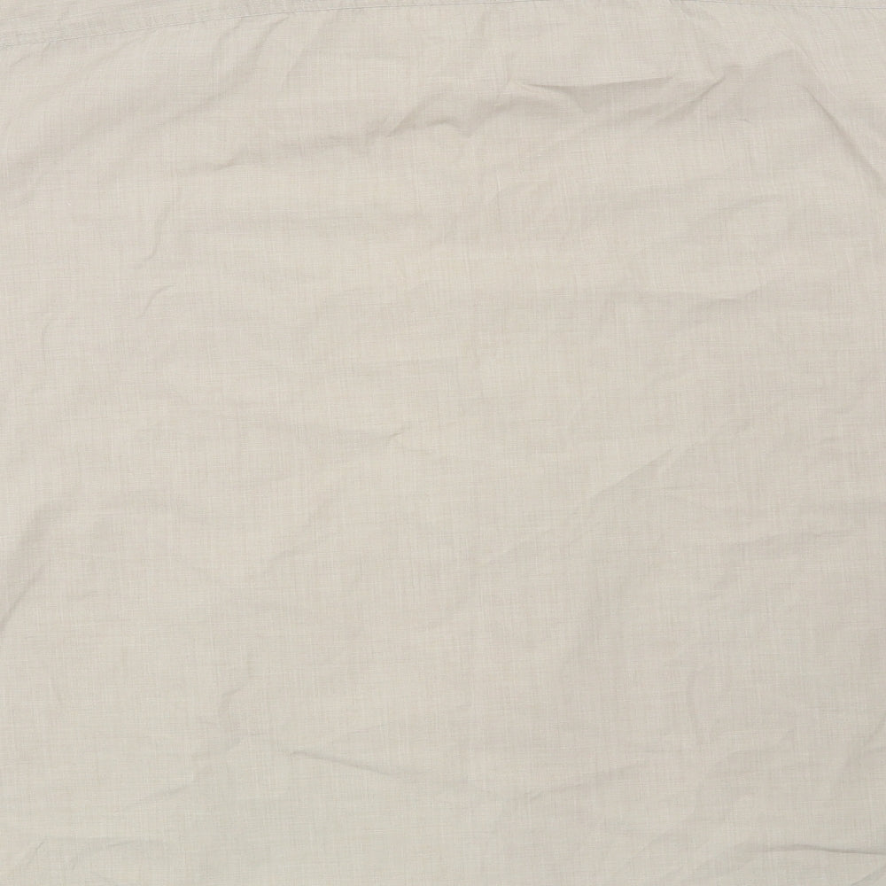 Atlantic Bay Mens Beige Button-Up Size XL