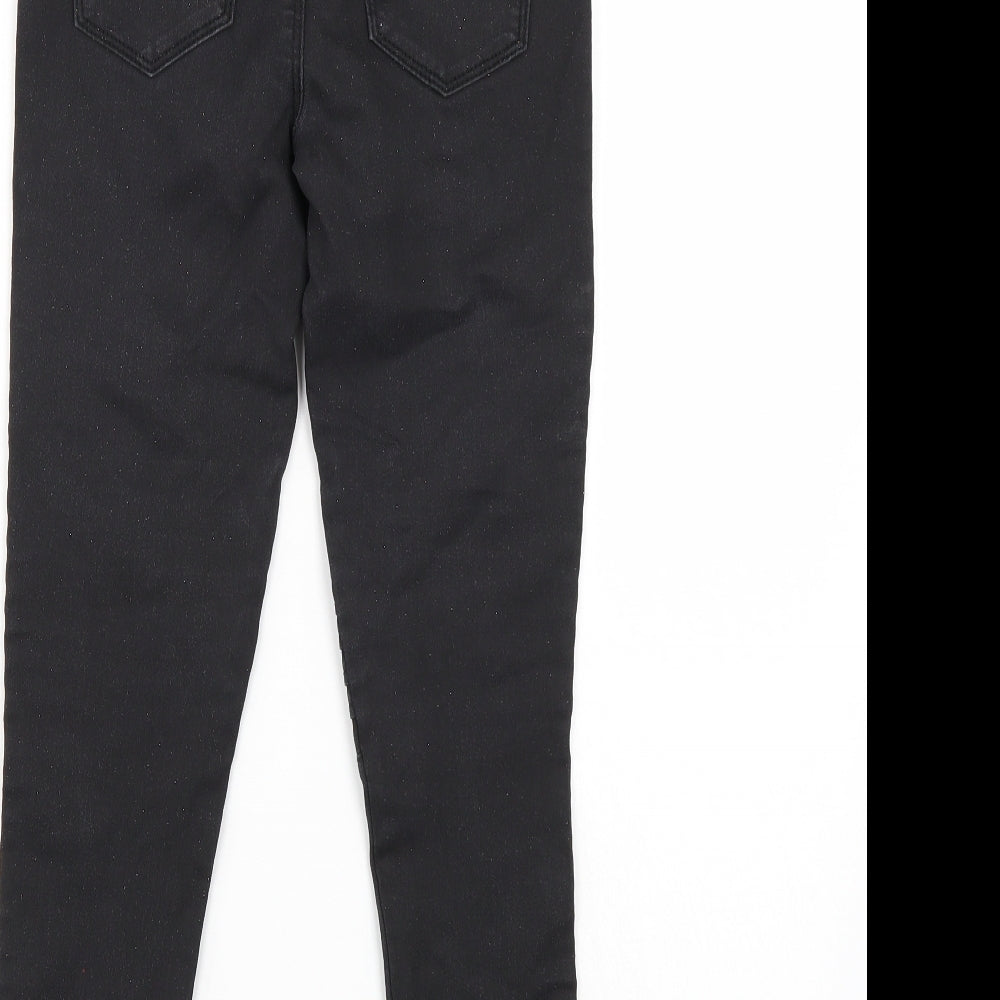 Denim & Co. Girls Black Jegging Jeans Size 9-10 Years