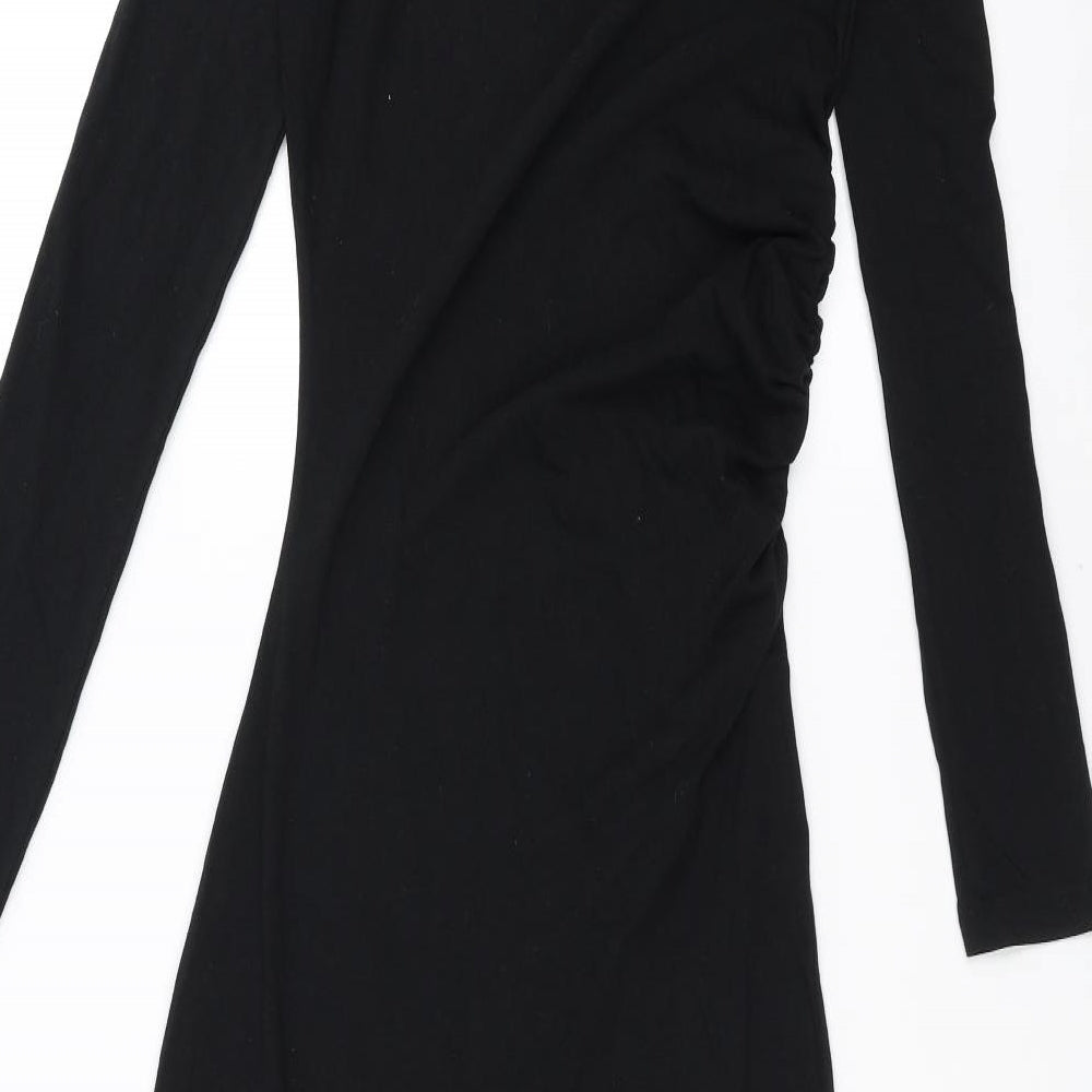 H&M Womens Black A-Line Size 2XS