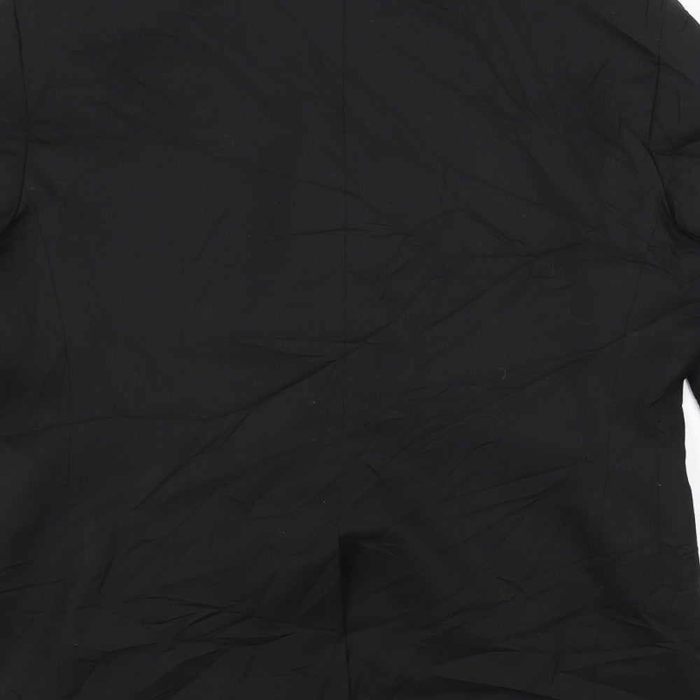 Marks and Spencer Womens Black Jacket Suit Jacket Size 38