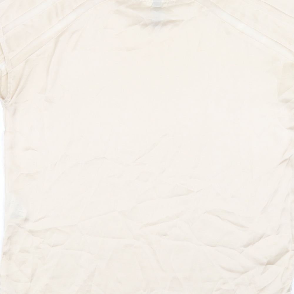 Divided by H&M Womens Beige Basic Blouse Size 10
