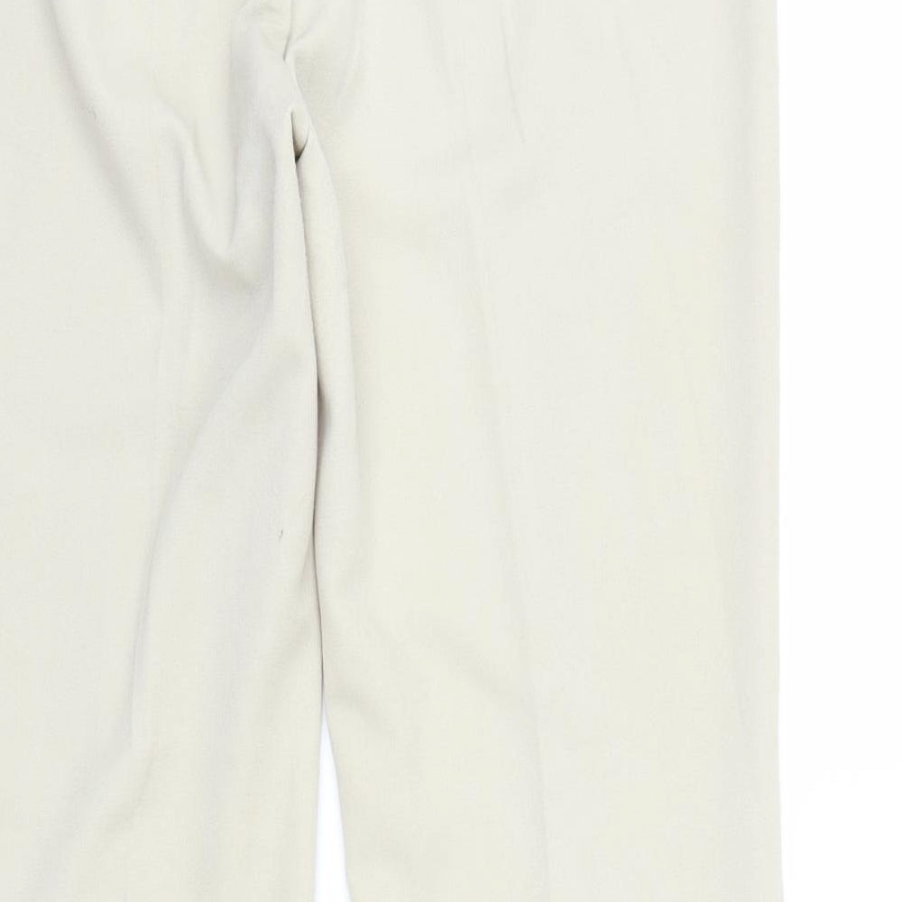 M&S Womens Beige Trousers Size 10 L26 in