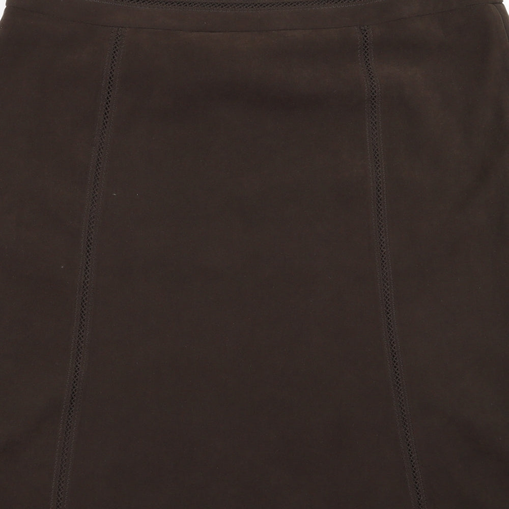 EWM Womens Green A-Line Skirt Size 18