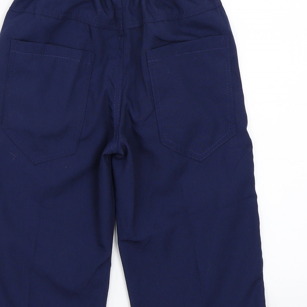 L&Q Boys Blue Capri Trousers Size 8 Years