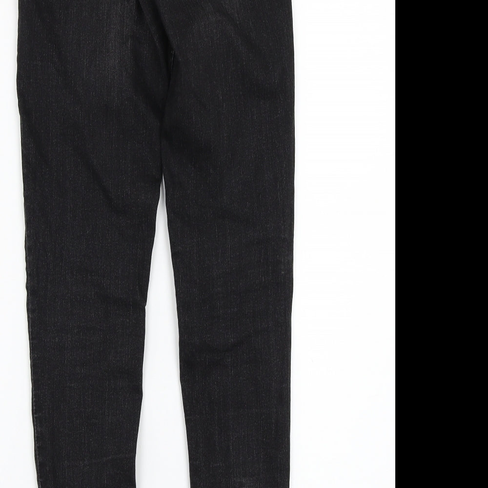 H&M Womens Black Skinny Jeans Size 4 L26 in