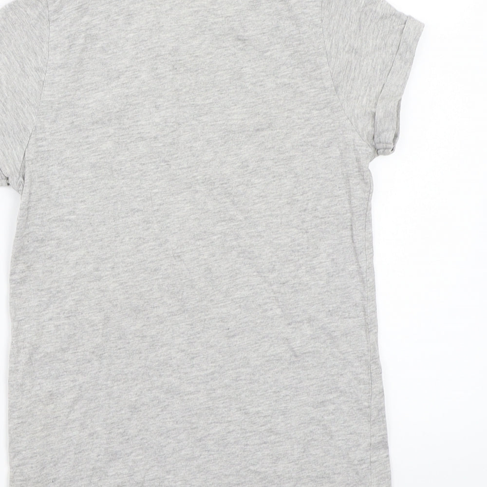 Primark Girls Grey Basic T-Shirt Size 11 Years