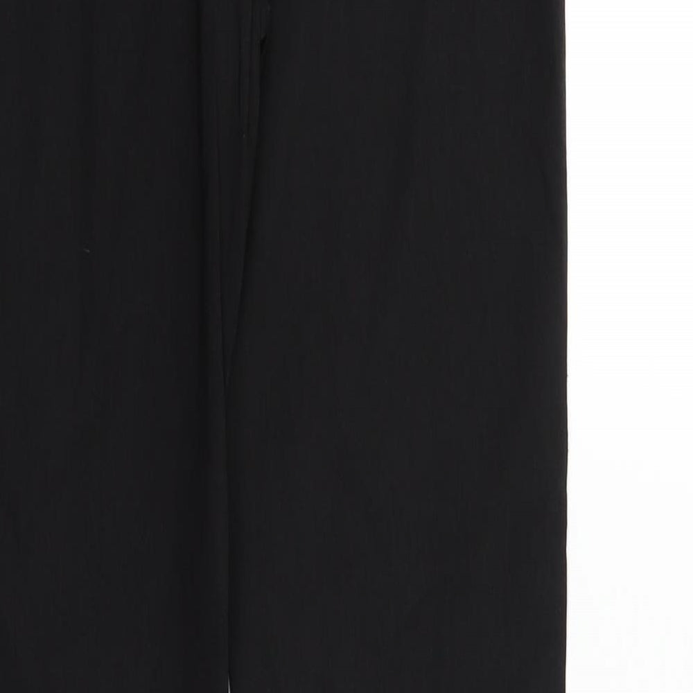 Preworn Womens Black Trousers Size 10 L30 in