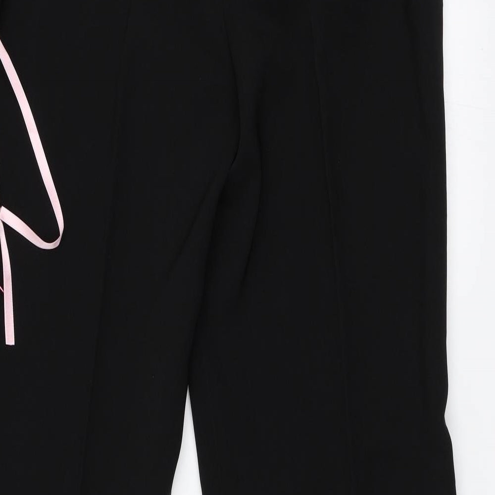 Warehouse Womens Black Trousers Size 14 L29 in
