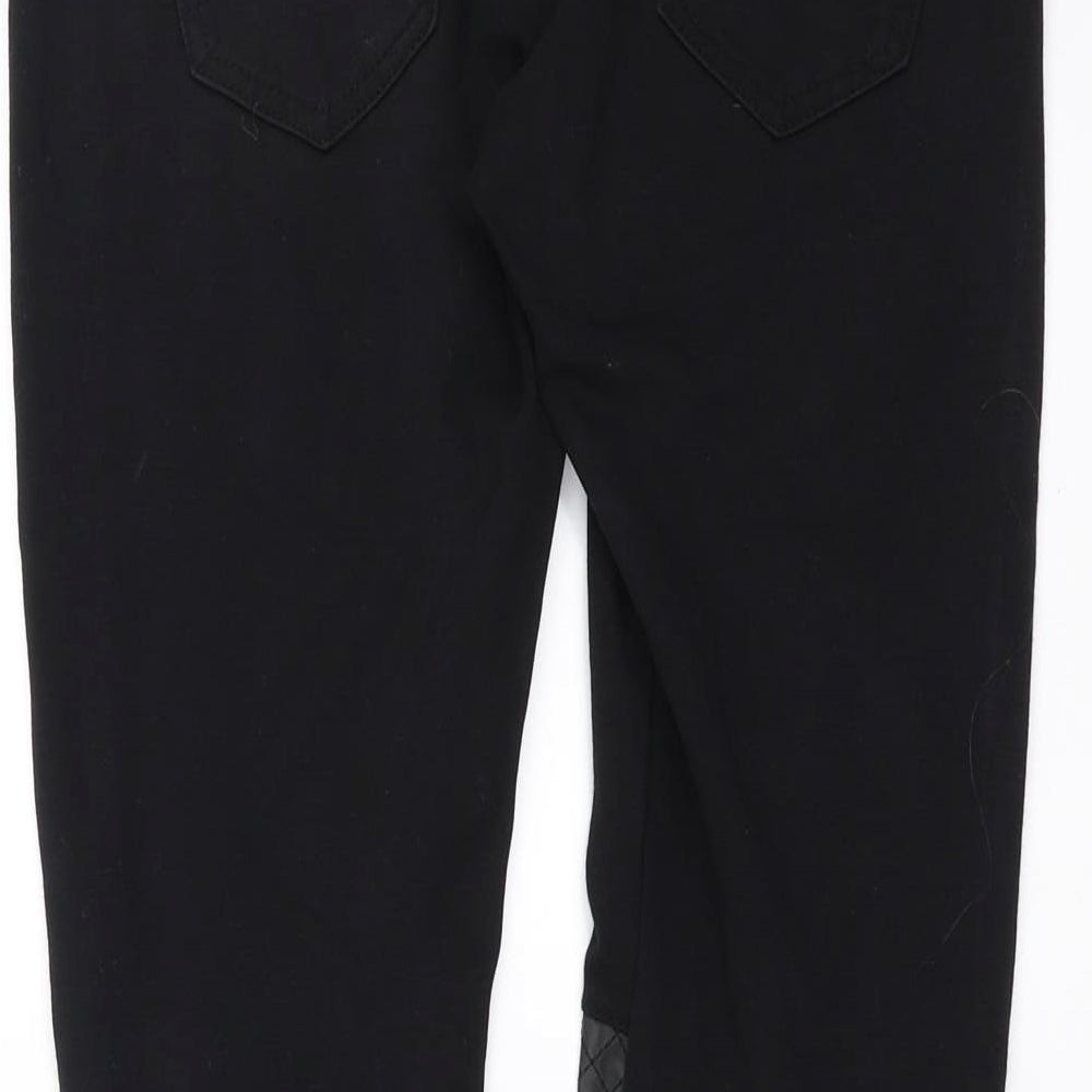 LD Style Womens Black Trousers Size L L28 in - leggings