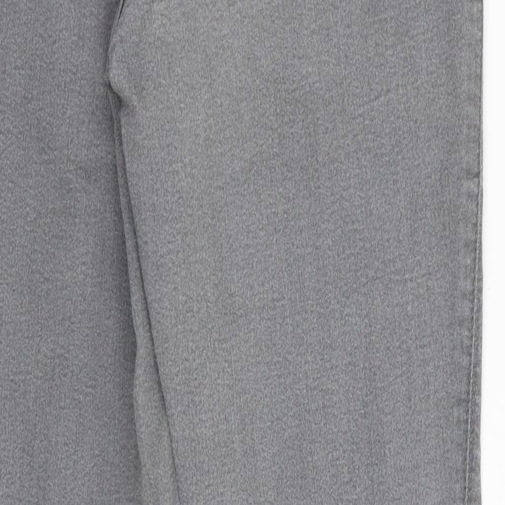 Wallis Womens Grey Trousers Size 12 L28 in