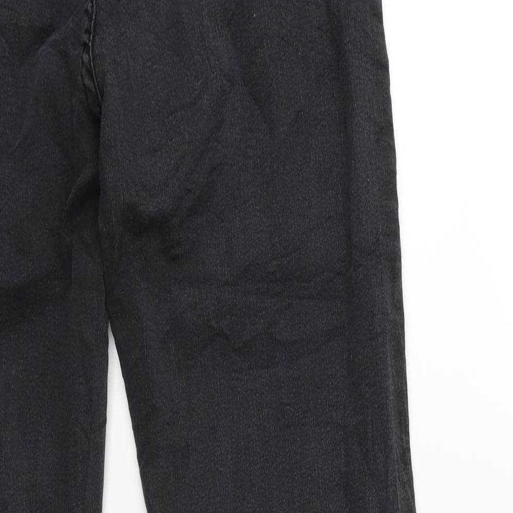 Preworn Womens Grey Denim Skinny Jeans Size 14 L28 in