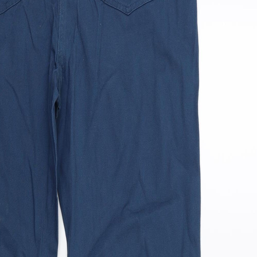 Preworn Womens Blue Cargo Trousers Size 34 in L30 in
