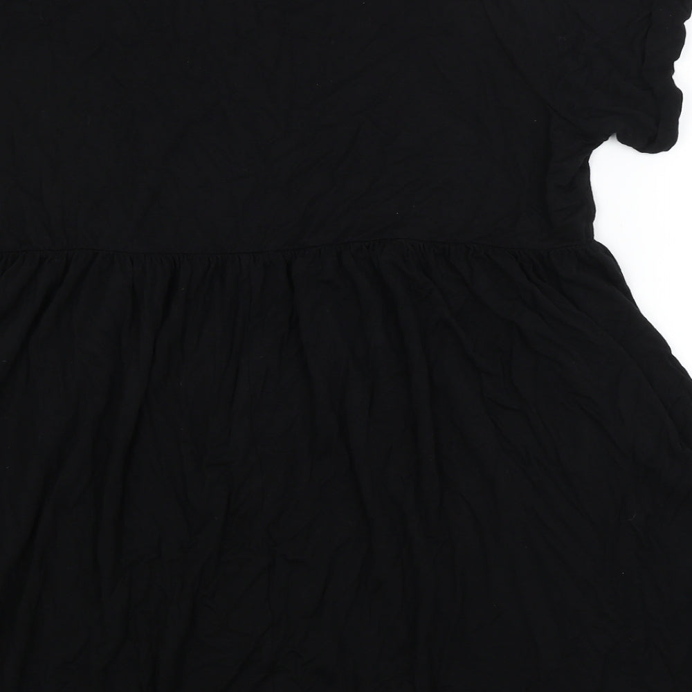 PRETTYLITTLETHING Womens Black Fit & Flare Size 10