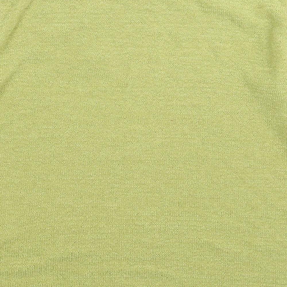 Preworn Womens Green Knit Pullover Jumper Size M