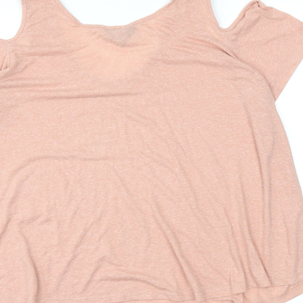 newlook Womens Pink Basic Blouse Size 6