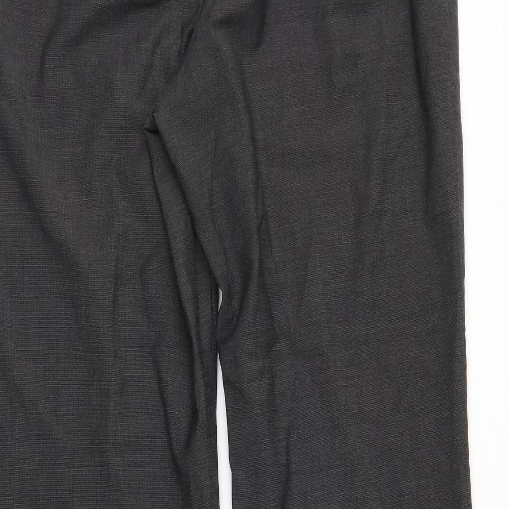 NEXT Womens Grey Trousers Size 16 L24 in
