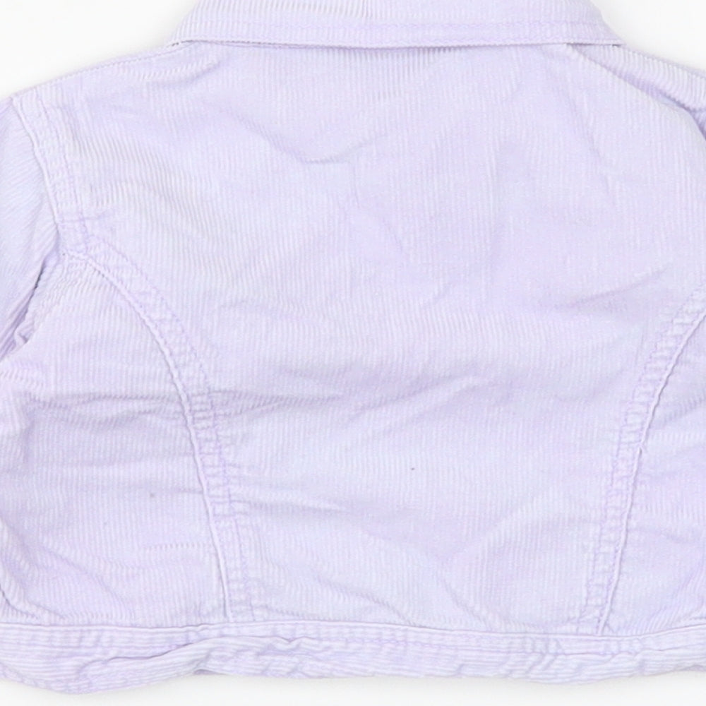 Cherokee Girls Purple Gilet Jacket Size 0-3 Months