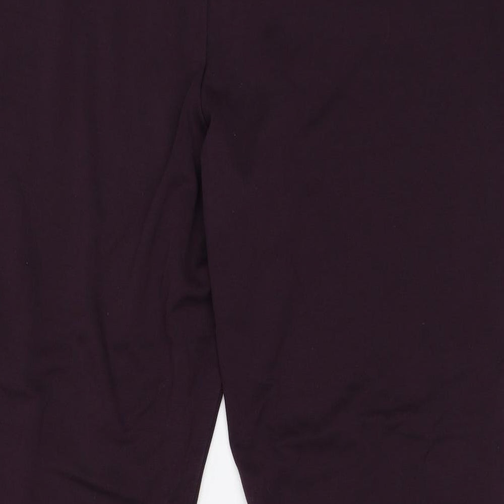 Papaya Womens Purple Trousers Size 20 L28 in