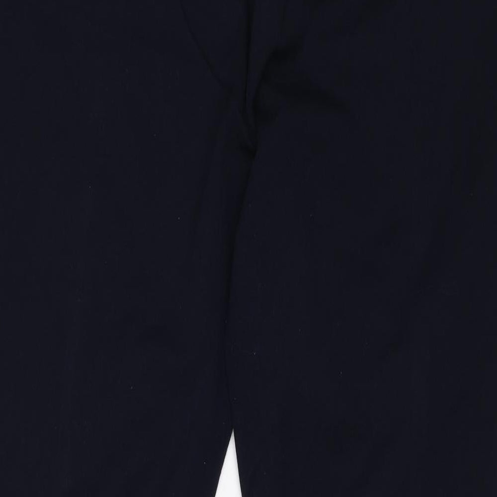 M&S Womens Blue Trousers Size 18 L27 in