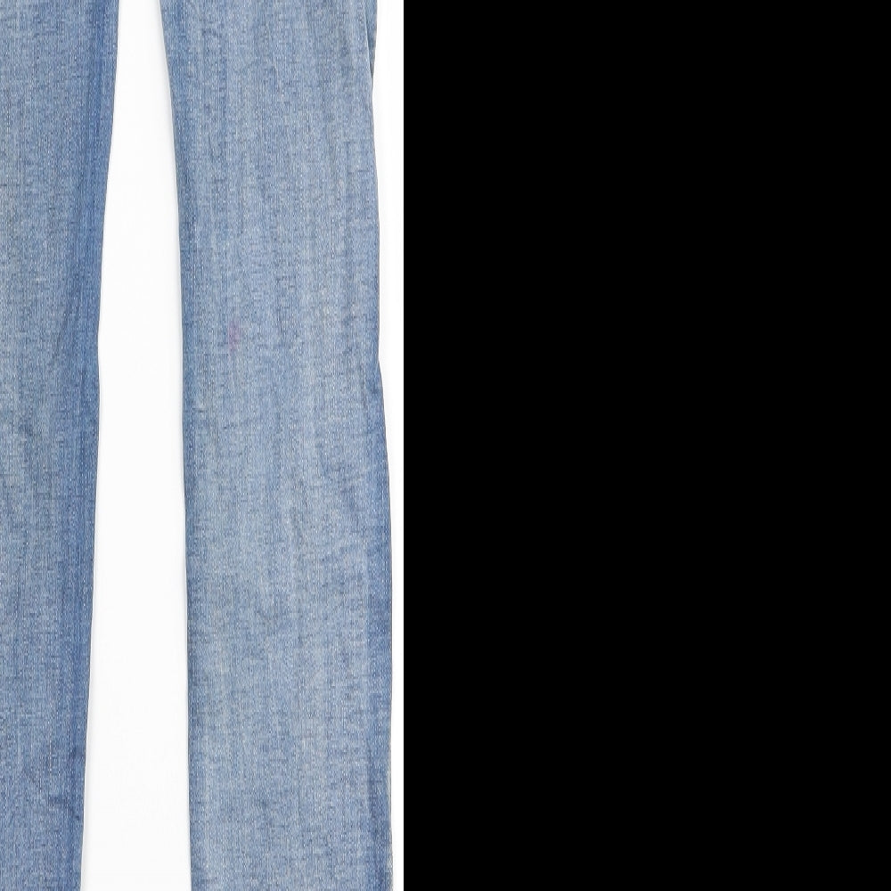 Preworn Womens Clear Floral Skinny Jeans Size XS L31 in
