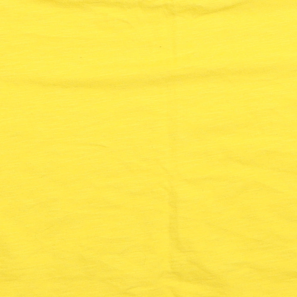 kandy Girls Yellow Cropped T-Shirt Size 10-11 Years