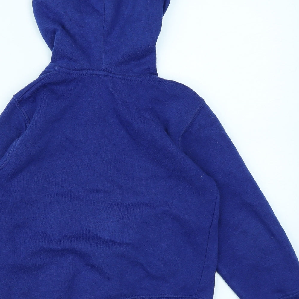 A2Z 4 kids Boys Blue Full Zip Hoodie Size 5-6 Years