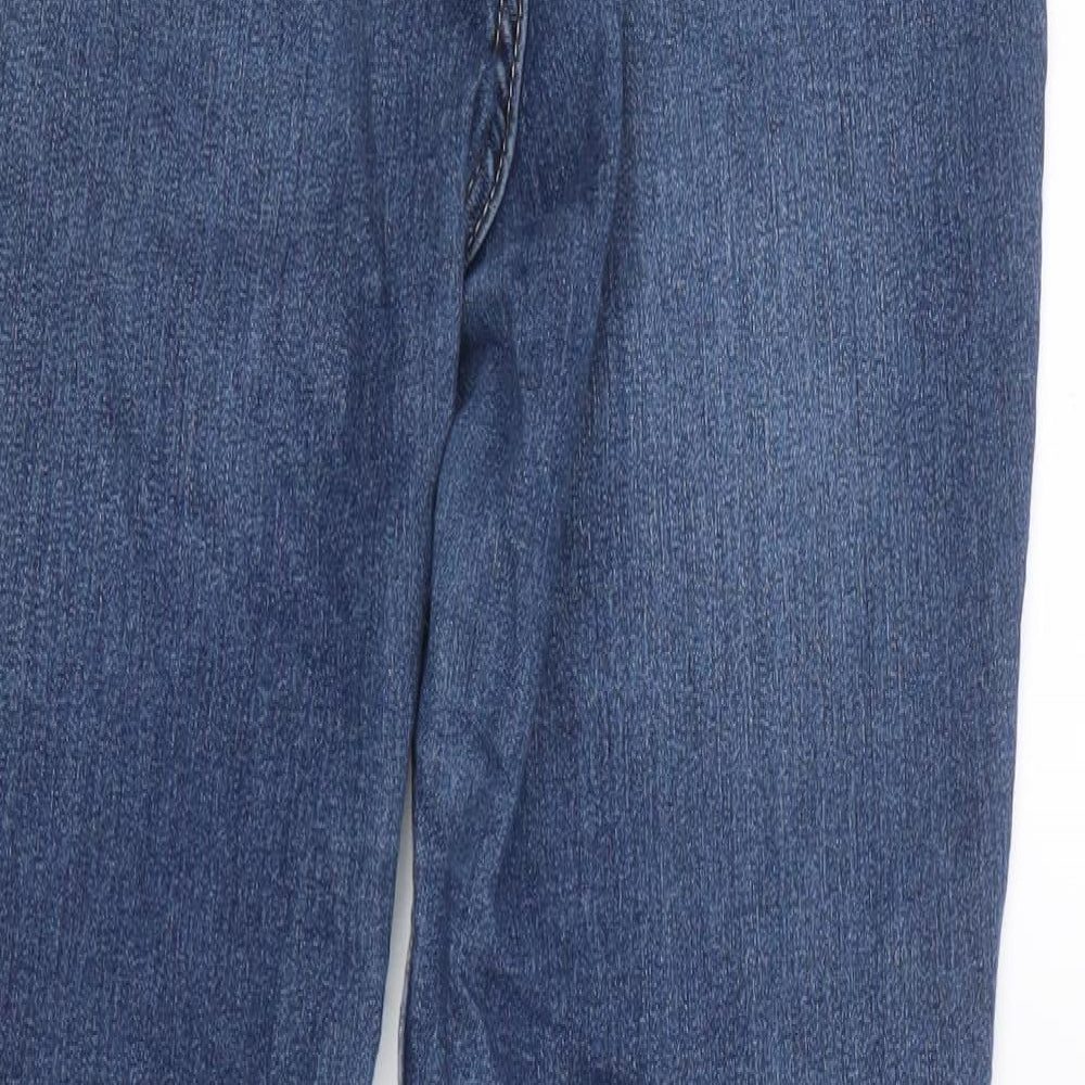 Divided by H&M Womens Blue Denim Straight Jeans Size 10 L29 in