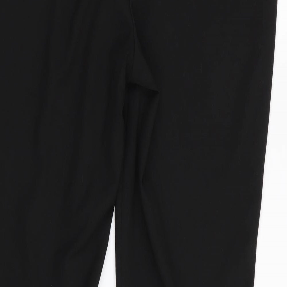 NEXT Womens Black Trousers Size 10 L28 in