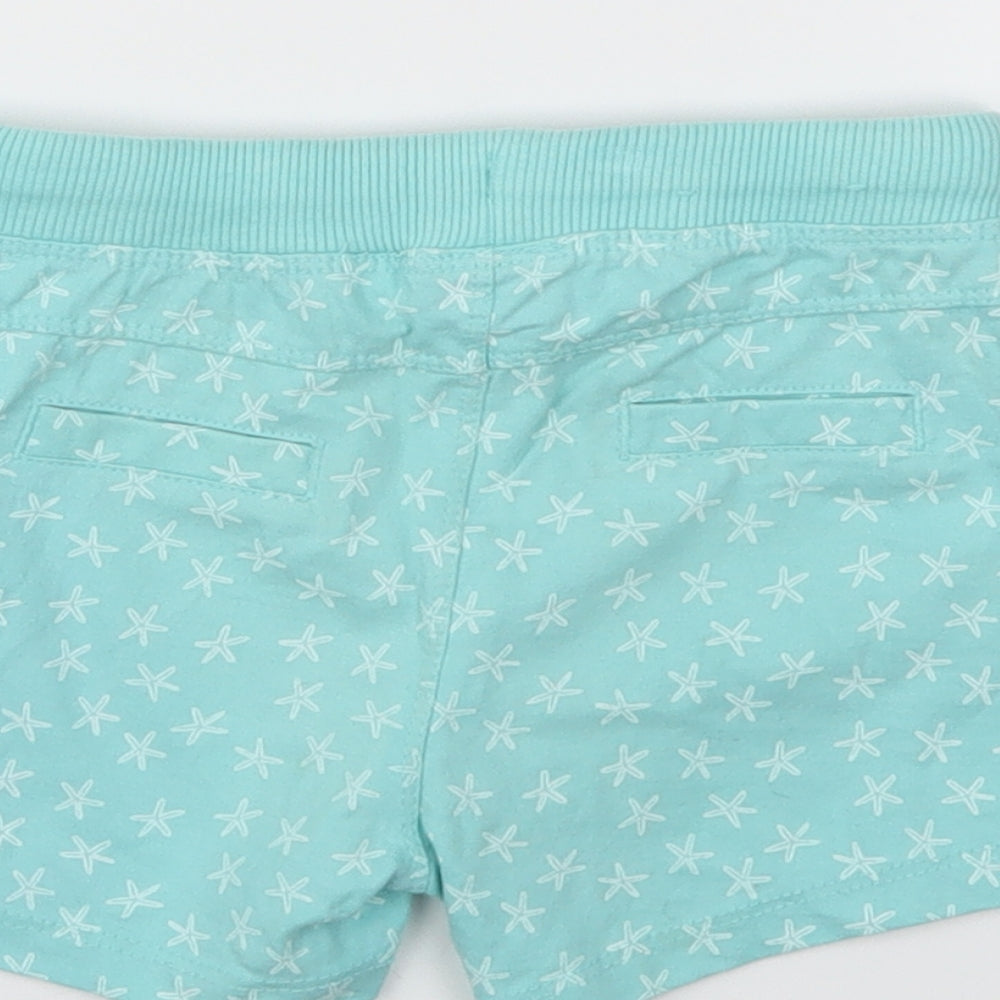 Lupilu Girls Blue Floral Capri Trousers Size 18-24 Months