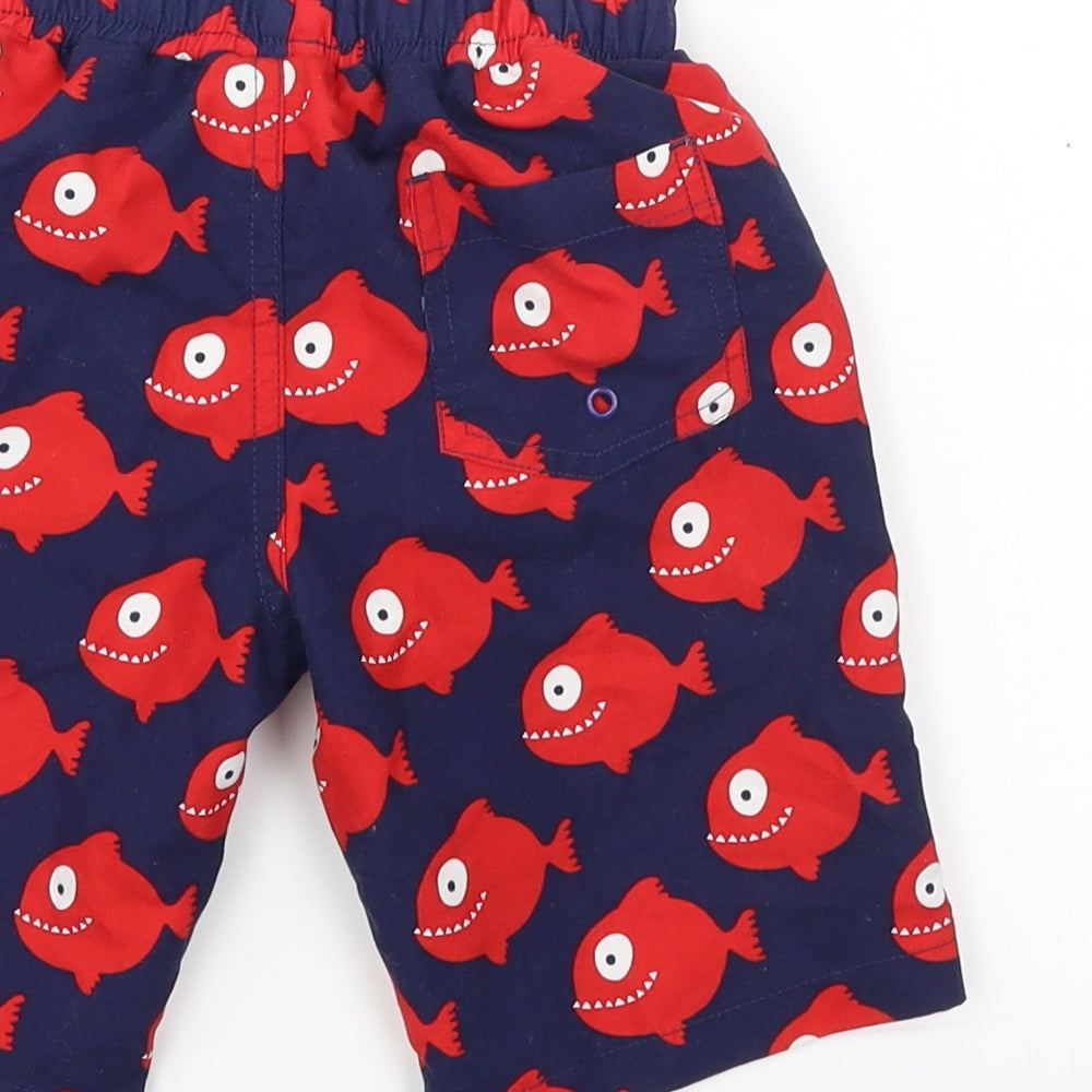 Preworn Boys Blue Bermuda Shorts Size 2-3 Years