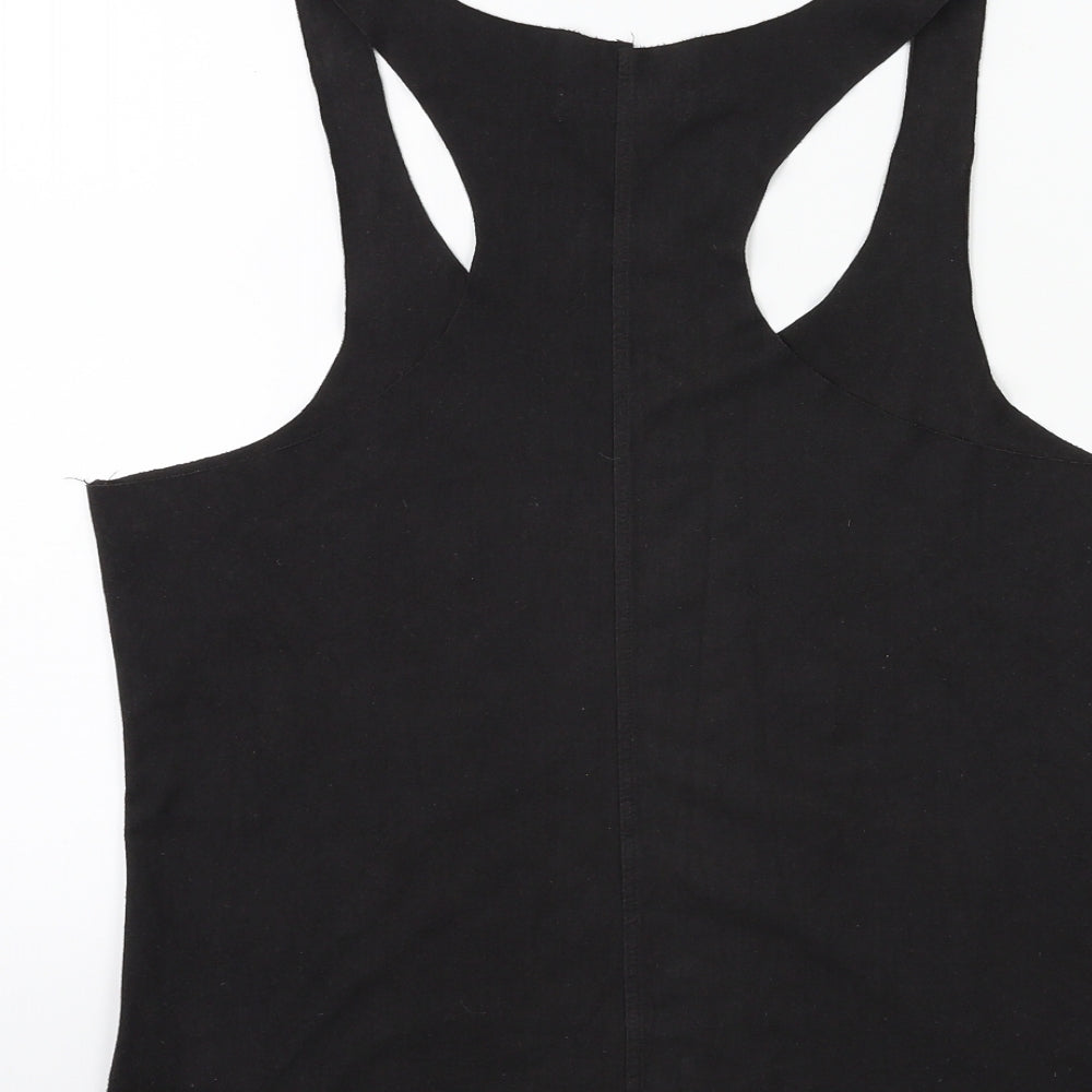 New Look Womens Black Basic Tank Size 8