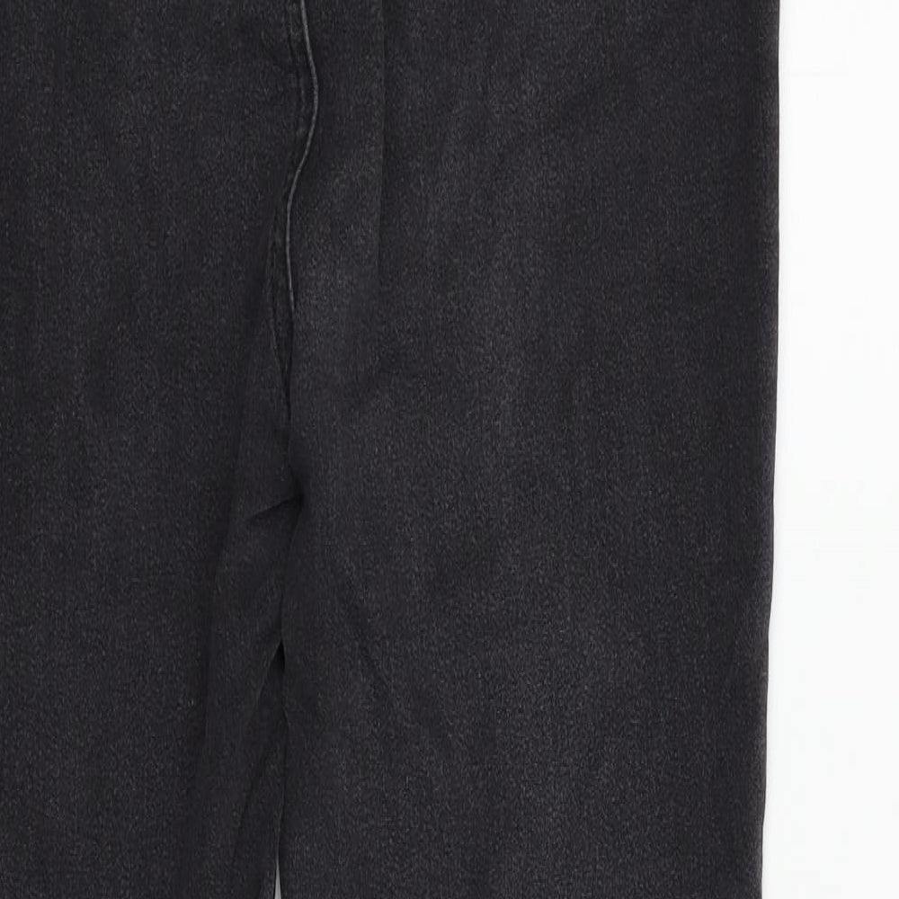 Oakridge Womens Grey Straight Jeans Size 16 L28 in