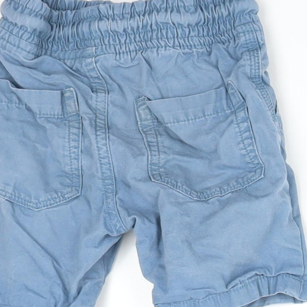 F&F Baby Blue Cropped Trousers Size 12-18 Months