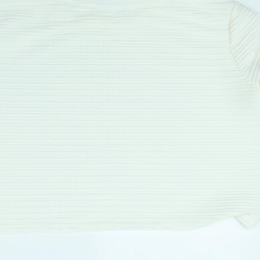 Dorothy Perkins Womens White Basic T-Shirt Size 16