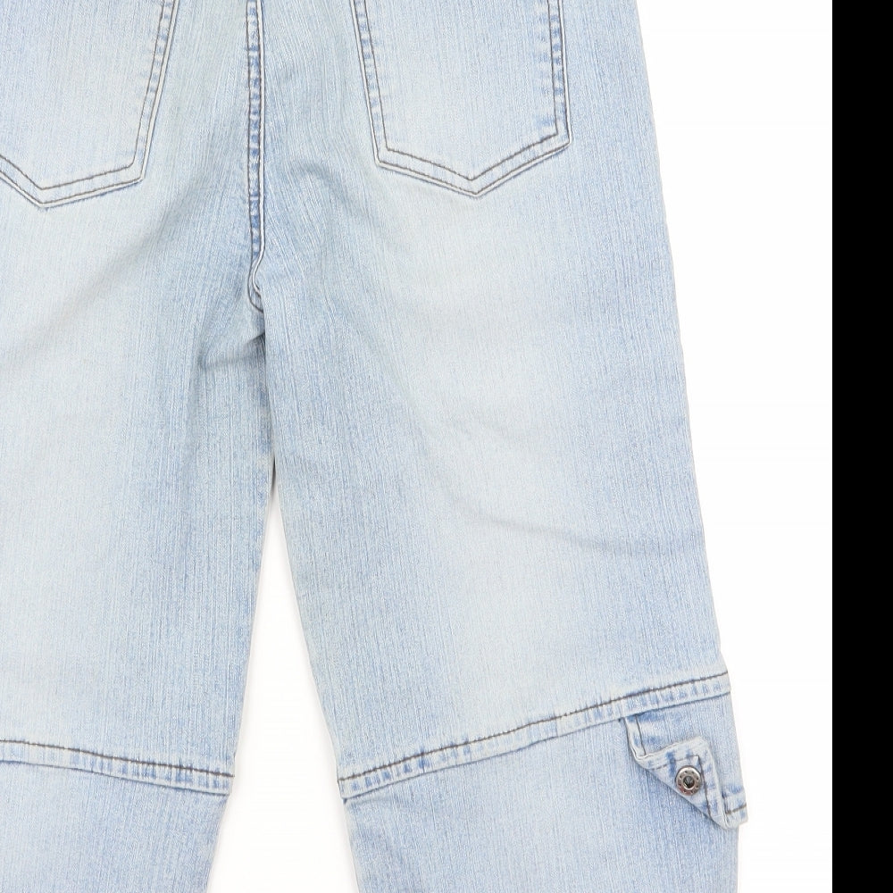 Preworn Mens Blue Capri Jeans Size 24