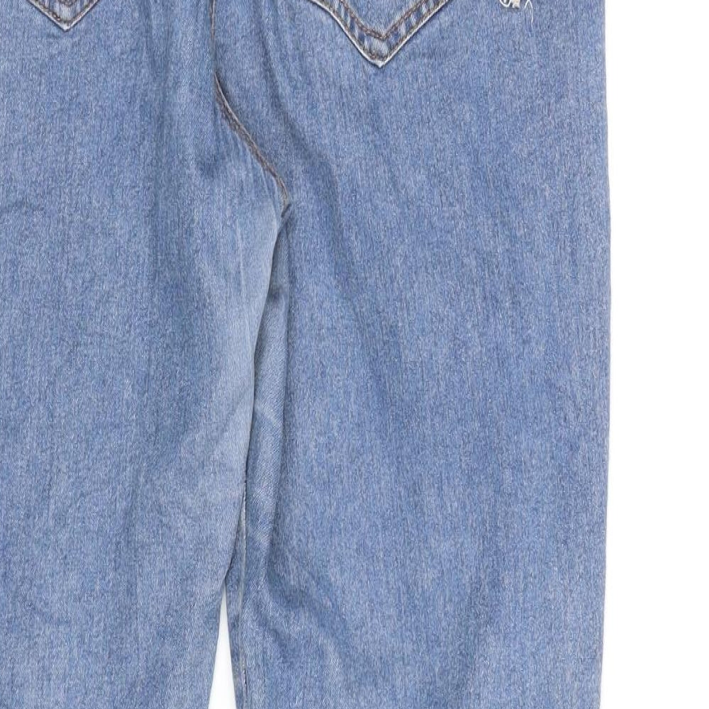 Preworn Womens Blue Denim Straight Jeans Size 30 in L28 in