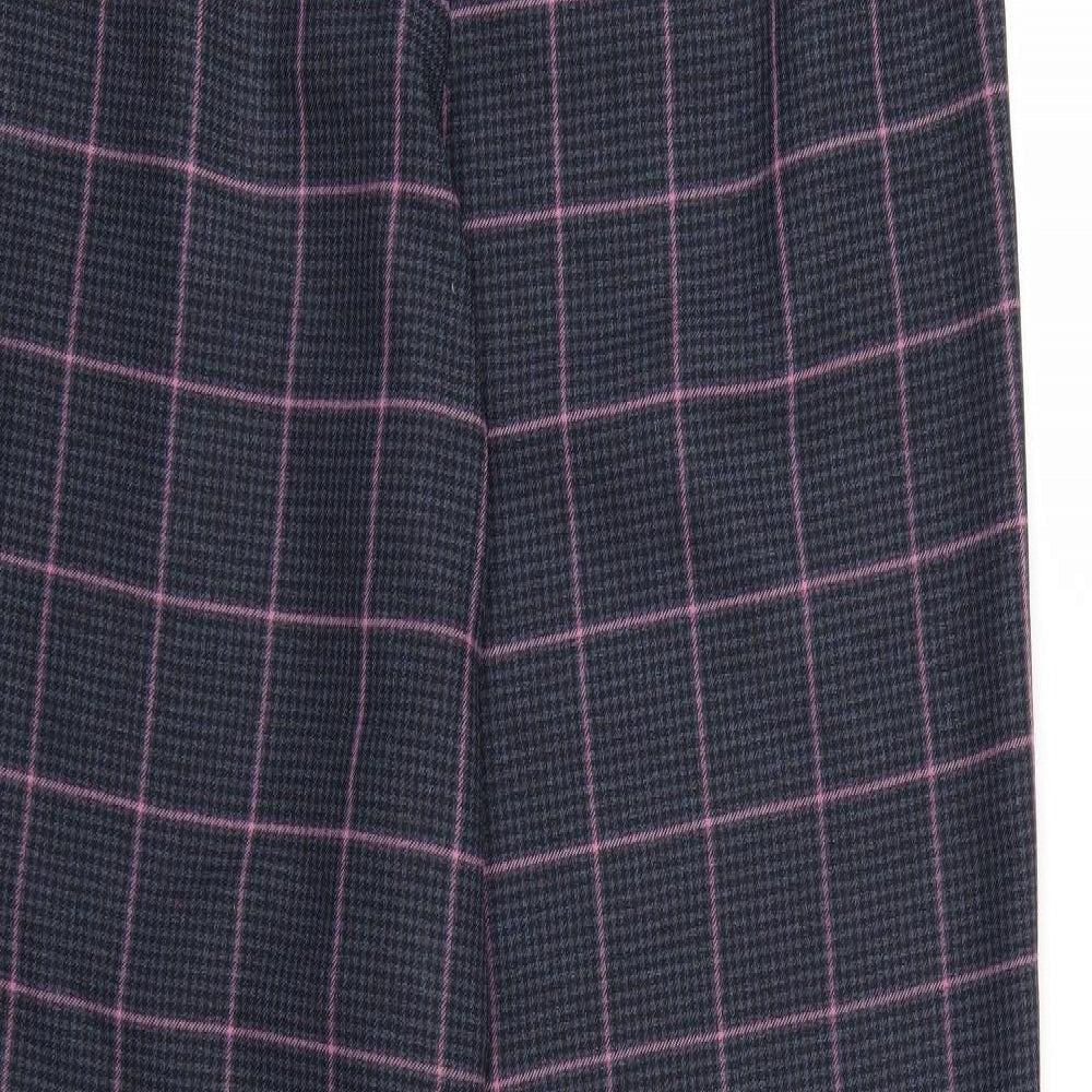 Primark Womens Multicoloured Check Trousers Size 12 L29 in
