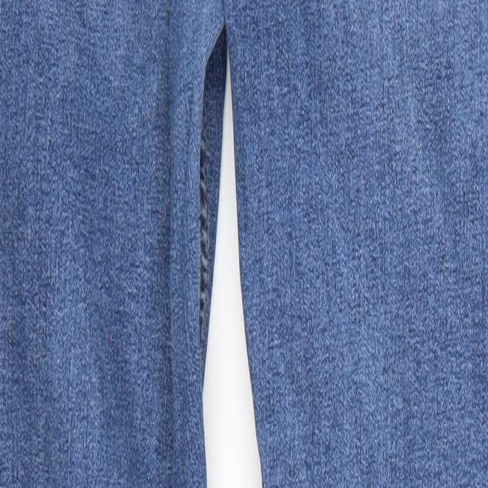 Preworn Mens Blue Denim Straight Jeans Size 26 L30 in