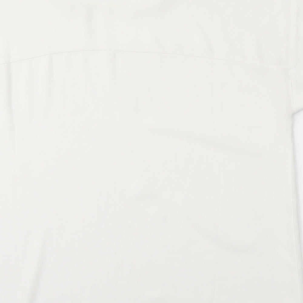 FOREVER 21 Womens White Basic Blouse Size S