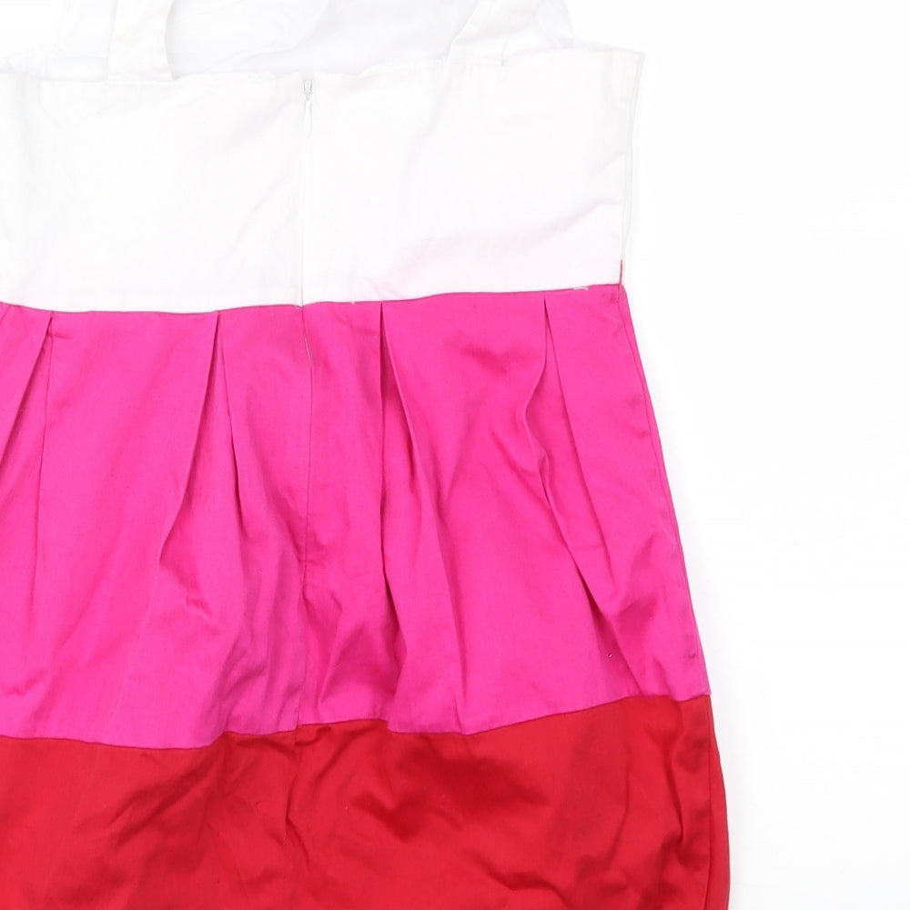 magoral chie Womens Multicoloured Striped A-Line Size 12