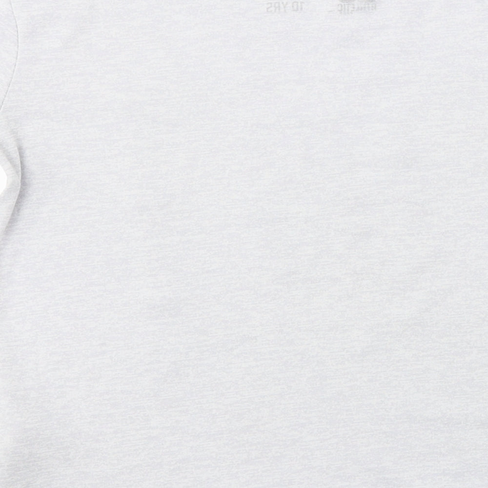 US Athletic Boys Grey Basic T-Shirt Size 10 Years
