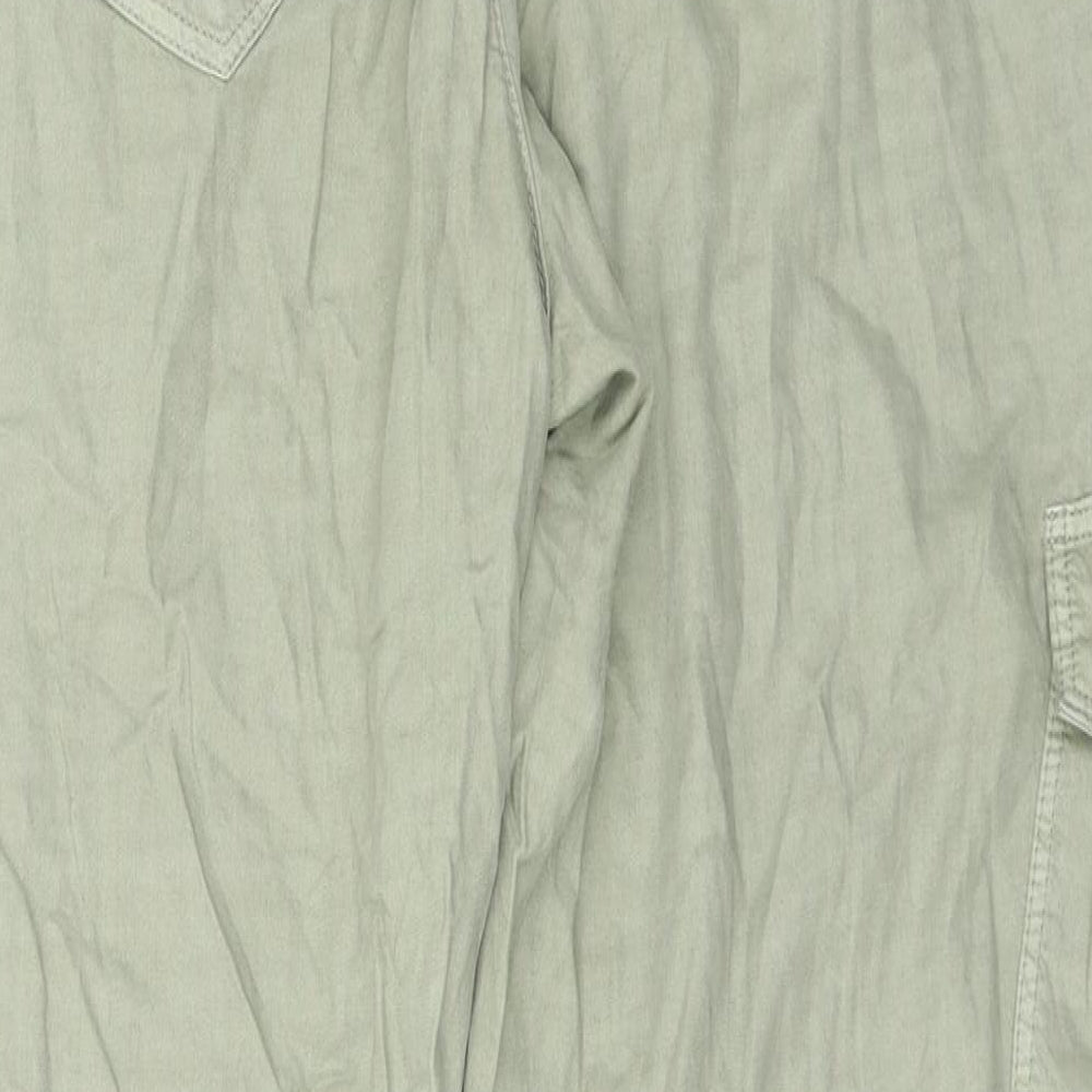 Marks and Spencer Womens Green Trousers Size 34 in L24 in