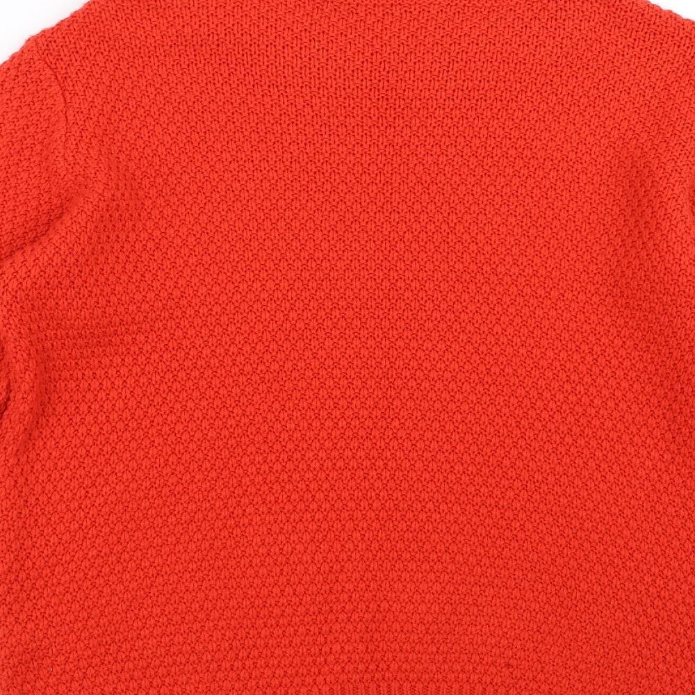 George Mens Red Pullover Jumper