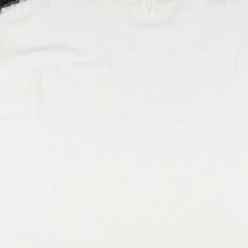 capsule Womens White Basic T-Shirt Size XL