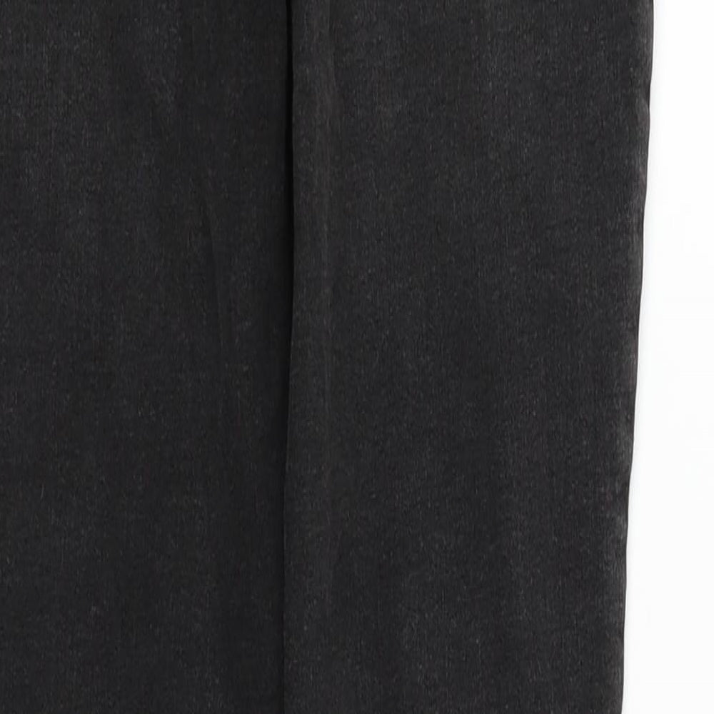 deniem & co Womens Black Straight Jeans Size 12 L26 in