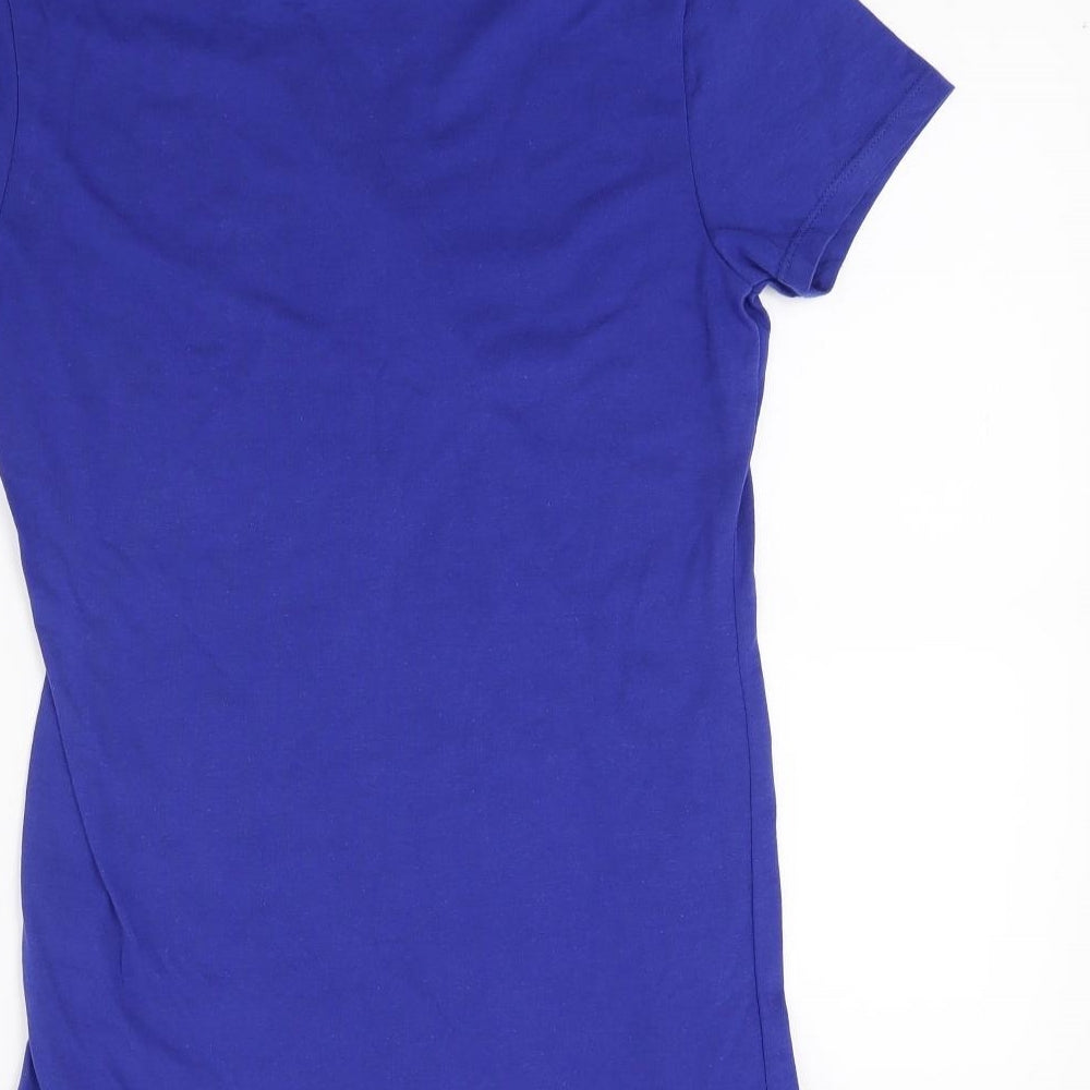 M&M Womens Blue Jersey Basic T-Shirt Size L - M&M's Mars