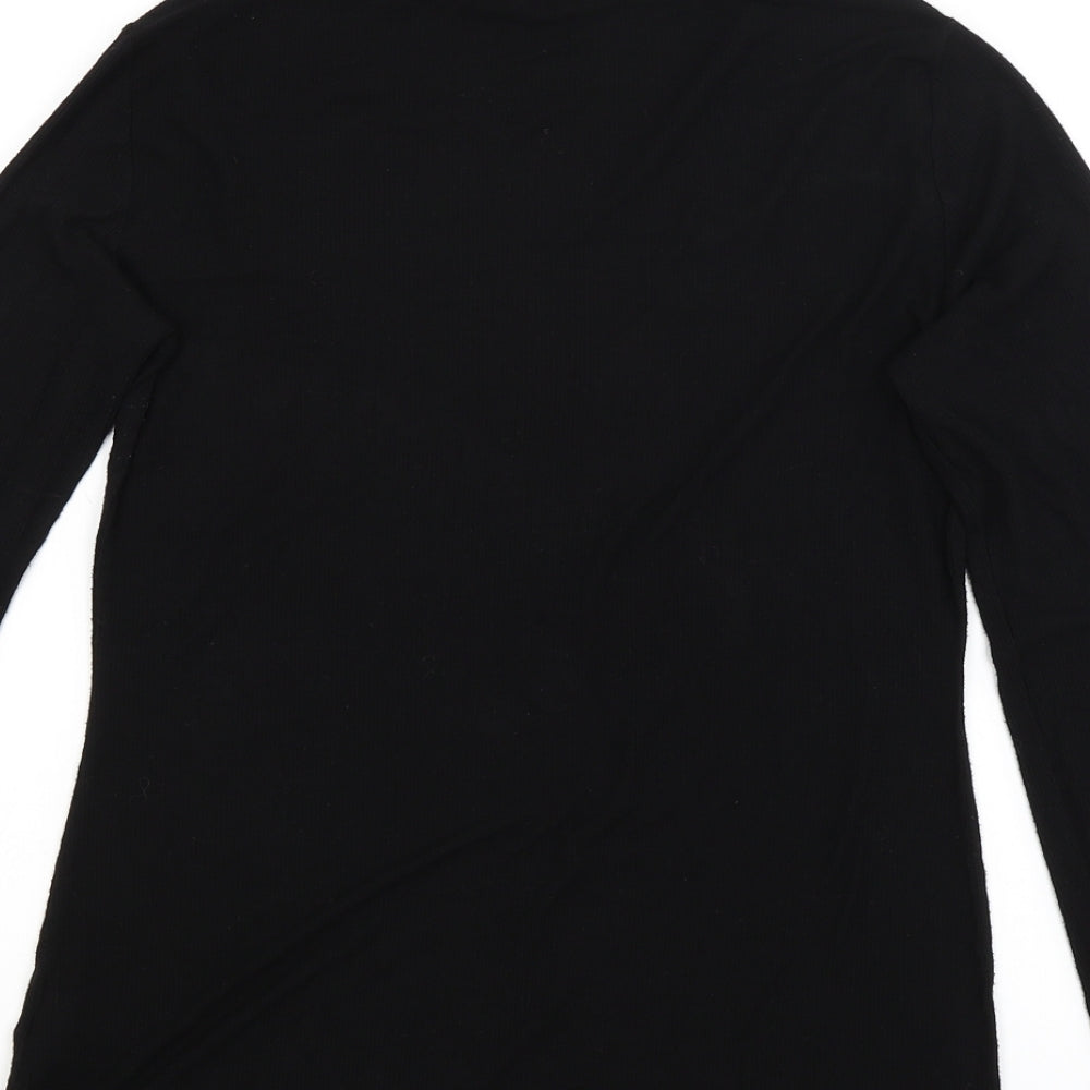 Matalan Womens Black Basic T-Shirt Size 14