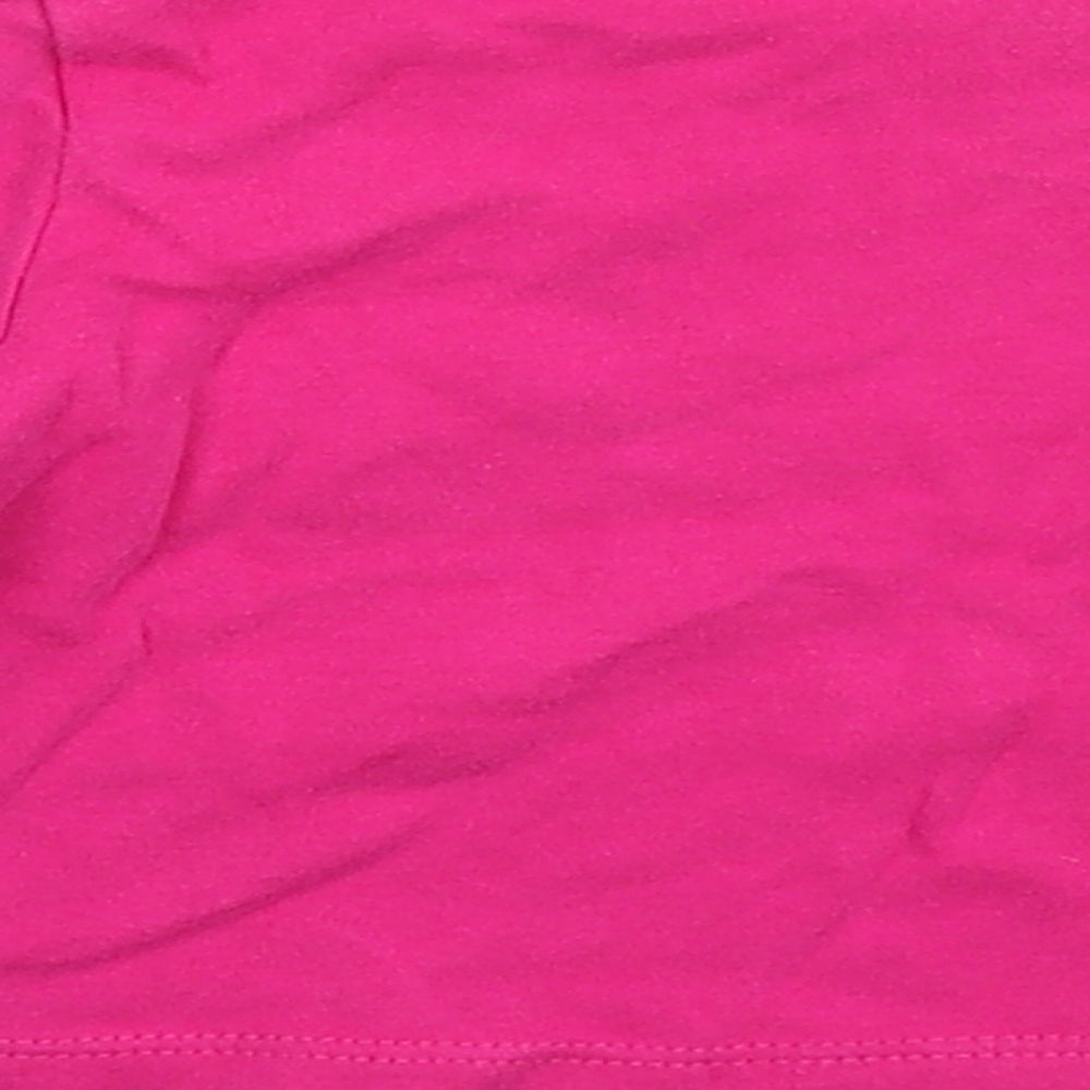 George Girls Pink Basic T-Shirt Size 6-9 Months